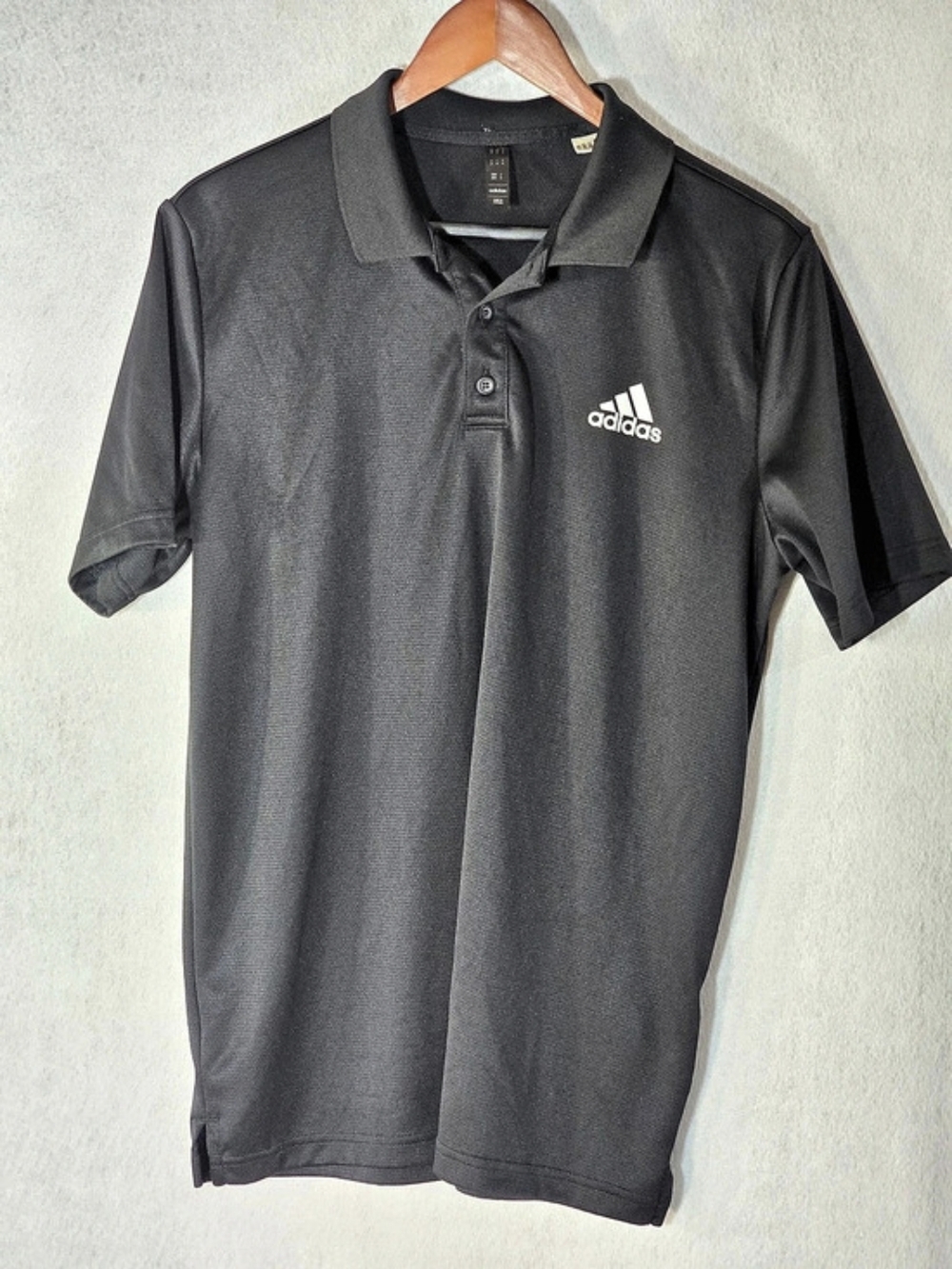 Adidas Men's Black Polo Size Medium Like New